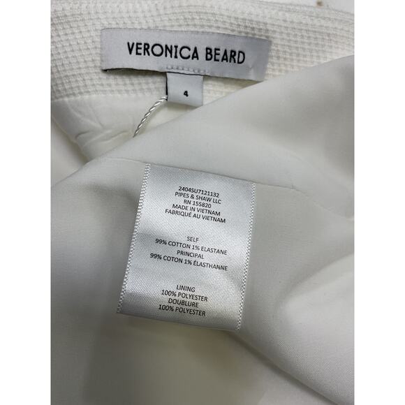 Veronica Beard 'Claridge' White Blazer Dress Size 4 - Picture 4 of 4